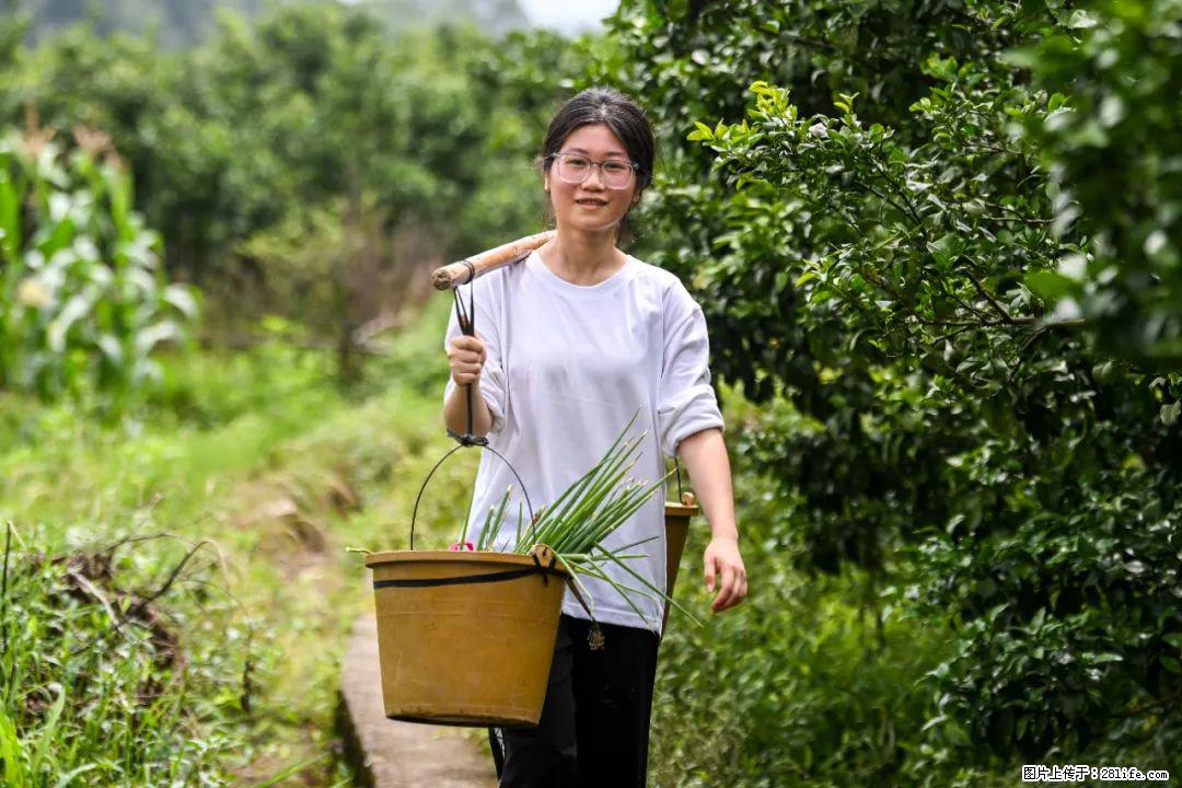 全网追的“扁担女孩”,找了一份暑假工,时薪12元 - 怀化生活资讯 - 怀化28生活网 hh.28life.com